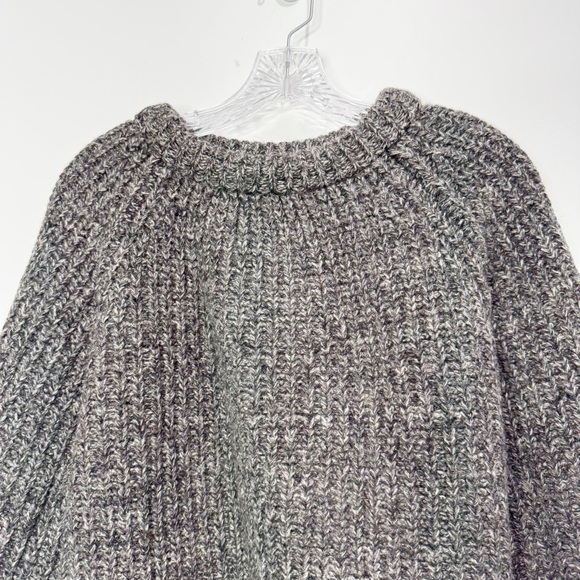 Vintage Dartmoor Jumpers Chunky Knit Gray 100% Wool Sweater Size XL - Picture 11 of 13
